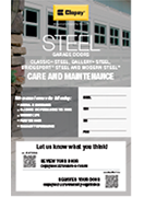 Steel Garage Doors Care and Maintenance