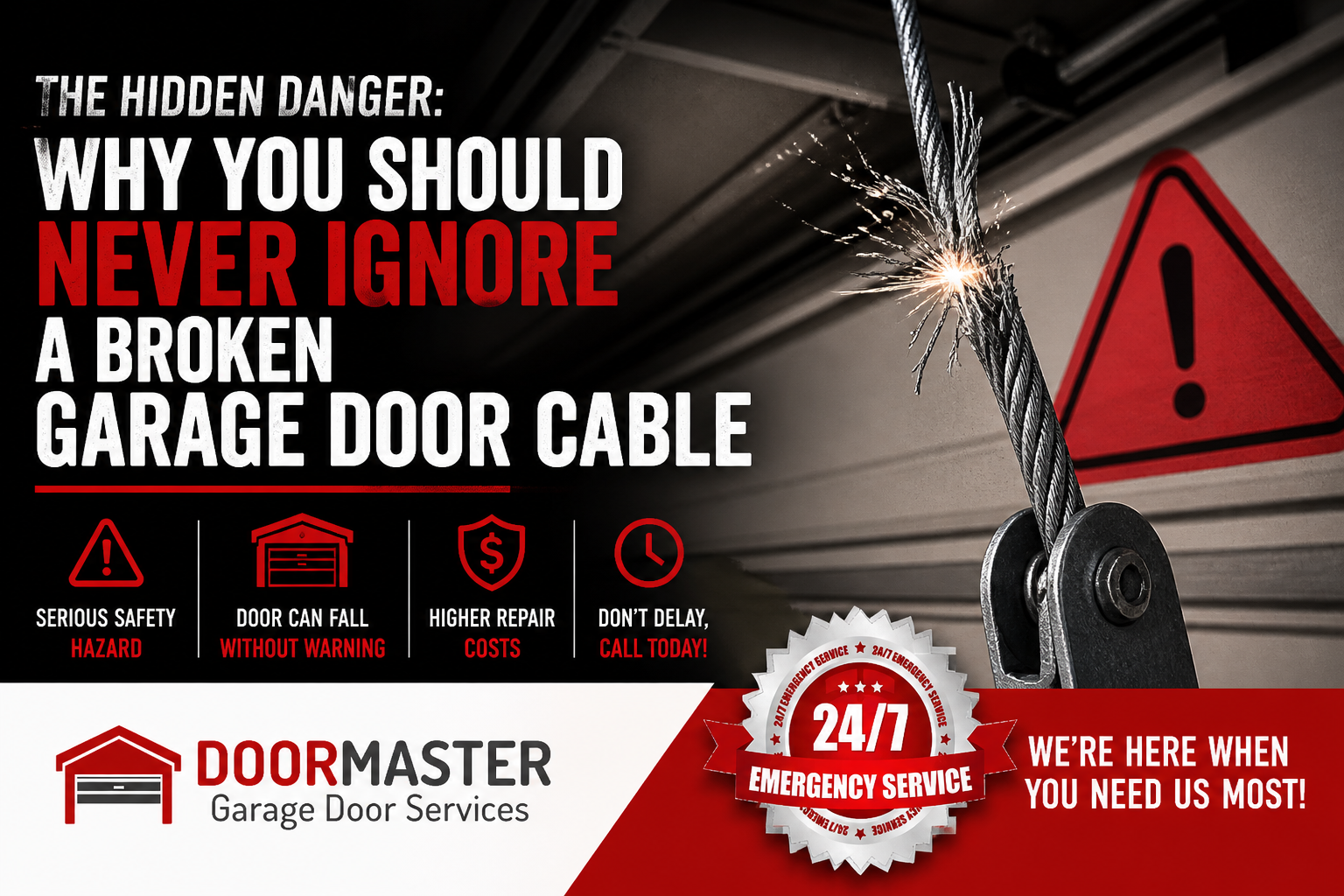Broken Garage Door Cable