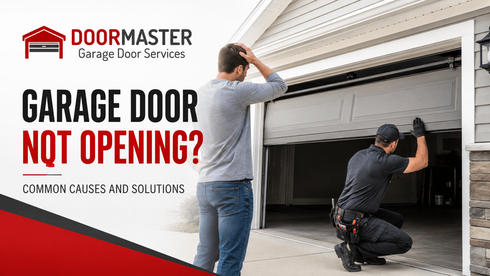 Garage Door Not Opening Common Causes and Solutions